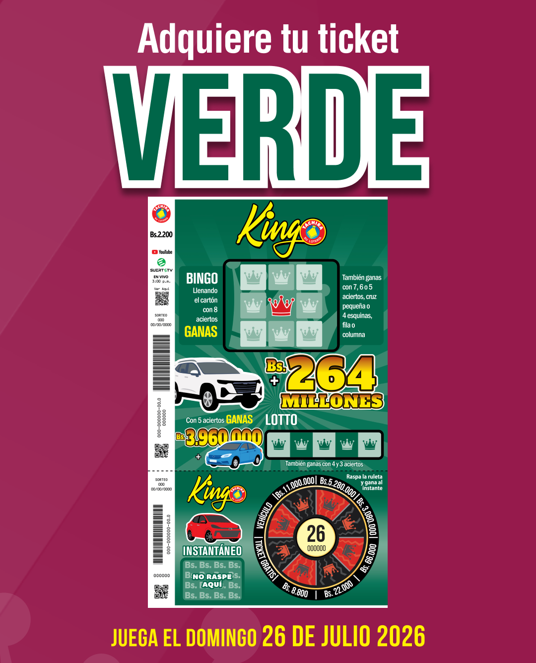 Tu ticket de esta(22)